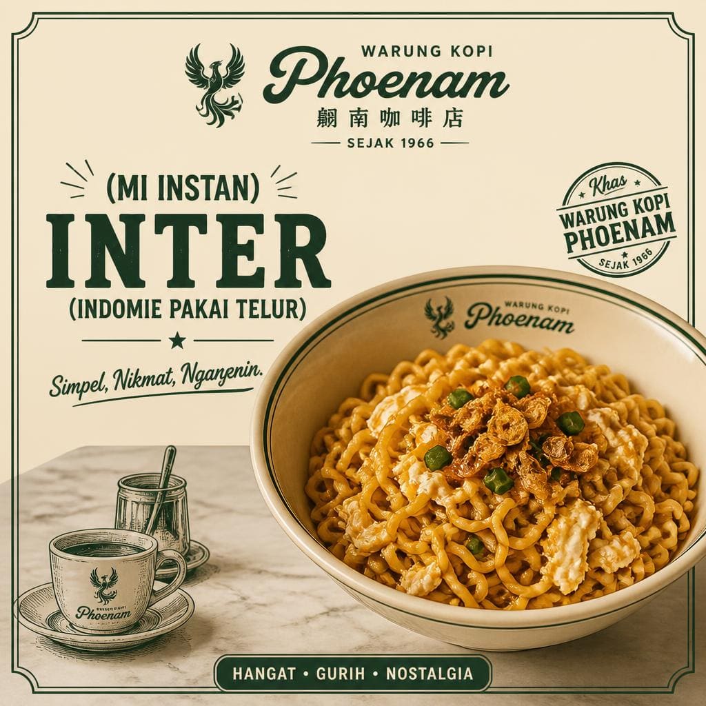 Inter Indomie Pake Telur Warkop Phoenam